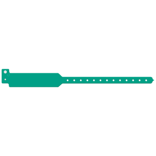 MEDICAL ID SOLUTIONS 12" TRI-LAMINATE WRISTBAND - WRITE-ON - Wristband, Adult, Write-On Tri-Laminate, Green, 500/bx | Quantity - 1x BX