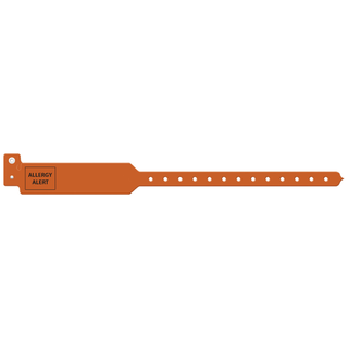 MEDICAL ID SOLUTIONS TRI-LAMINATE ALERT WRISTBANDS - Wristband, L Shape, Tri-Laminate, Fall Risk, Yellow, 500/bx | Quantity - 1x BX