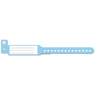MEDICAL ID SOLUTIONS INSERT VINYL WRISTBANDS - Wristband, L-Shape, Insert Vinyl, White, 500/bx | Quantity - 1x BX