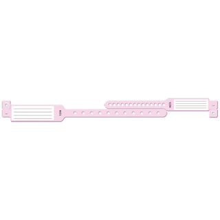 MEDICAL ID SOLUTIONS MOTHER-BABY WRISTBAND SETS - Wristband Set, 4-Part, Mother-Baby Set, Insert, Custom Printed, Pink, 100/bx | Quantity - 1x BX
