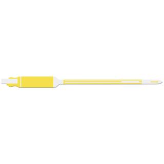 MEDICAL ID SOLUTIONS SELF ADHESION WRISTBANDS - WRITE-ON - Wristband, Adult/ Pediatric, Write-On, Self Adhesion, Custom Printed, Yellow, 250/bx | Quantity - 1x BX