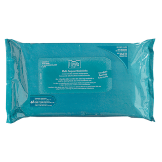 PDI HYGEA MULTIPURPOSE  WASHCLOTHS - Multi-Purpose Washcloths, Resealable 48 count Disposable, 48/pk, 12 pk/cs (60 cs/plt)  | Quantity - 1x CS