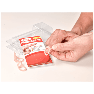 3 POINT PRODUCTS OVAL-8 FINGER SPLINTS - Oval-8 Finger Splint, Graduated Set of 3/Retail Pack - Sizes 4, 5, 6 (090734) (Not to be sold on any third party online store or site, such as Amazon, Walmart, etc) | Quantity - 1x PK