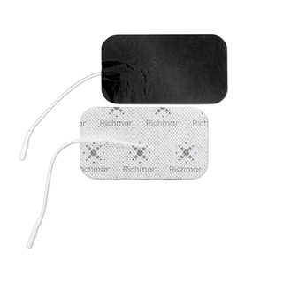RICHMAR MULTISTIM ELECTRODES - MultiStim Electrodes, 5cm x 9cm (2 x 3.5), Rectangle, Cloth,  4/pk, 10 pk/bg, 1 bg/cs   | Quantity - 1x CS
