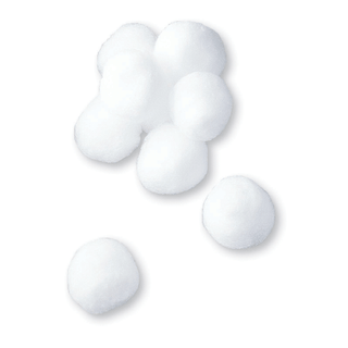 RICHMOND COTTON, RAYON & POLY BALLS - Rayon Ball, Medium, Bulk, 2000/bg, 2 bg/cs | Quantity - 1x CS