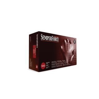 HARPS USA SEMPERFORCE NITRILE EXAM POWDER FREE TEXTURED GLOVE - Exam Glove, Nitrile, XX-Large, Black, 90/bx, 10 bx/cs | Quantity - 1x CS