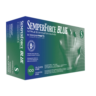 HARPS USA SEMPERFORCE NITRILE EXAM POWDER FREE TEXTURED GLOVE - Exam Glove, Nitrile, XX-Large, Black, 90/bx, 10 bx/cs | Quantity - 1x CS