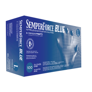 HARPS USA SEMPERFORCE NITRILE EXAM POWDER FREE TEXTURED GLOVE - Exam Glove, Nitrile, XX-Large, Black, 90/bx, 10 bx/cs | Quantity - 1x CS