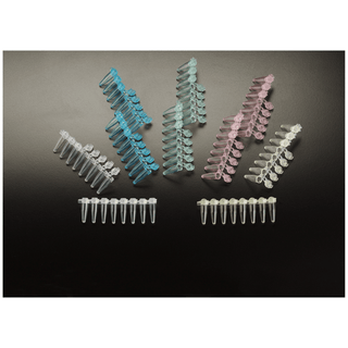 SIMPORT AMPLITUBE PCR REACTION STRIPS - Thin Wall Reaction Strip, Attached Cap Strip, Yellow, 125/cs | Quantity - 1x CS