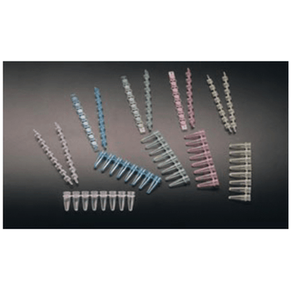SIMPORT AMPLITUBE PCR REACTION STRIPS - Thin Wall Reaction Strip, Attached Cap Strip, Yellow, 125/cs | Quantity - 1x CS