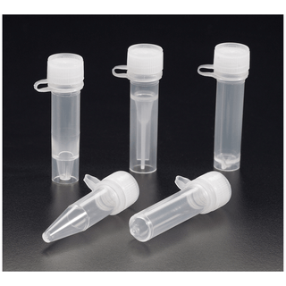 SIMPORT MICREWTUBE TUBES WITH LIP SEAL SCREW CAP & ATTACHMENT LOOP - 0.5mL Tube, Self-Standing, Non-Printed, Sterile, 50/pk, 10 pk/cs (Limited Quantities Available when Ordering) | Quantity - 1x CS