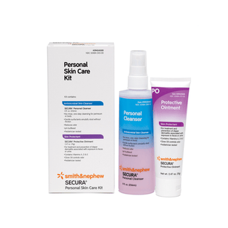 SMITH & NEPHEW SECURA SKIN CARE KITS - Personal Skin Care Kit with Secura 8 oz Personal Cleanser & Secura 2.47 oz Protective Ointment, 24/cs  | Quantity - 1x CS