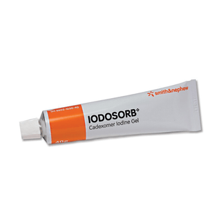 SMITH & NEPHEW IODOSORB WOUND GEL - Iodosorb Wound Gel, 40gm tube (0.9% Cadexomer Iodine), 12/pk  | Quantity - 1x PK