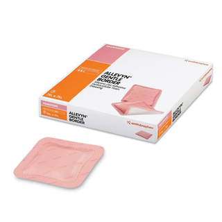 SMITH & NEPHEW ALLEVYN GENTLE BORDER GEL DRESSING - Dressing, 3" x 3", Gel Adhesive Hydrocellular Foam with Border, 10/bx, 4 bx/cs (248 cs/plt)  | Quantity - 1x CS
