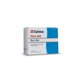 SAFETEC BURN GEL & BURN SPRAY - Burn Gel, .9g Pouch, 25 pch/bx, 36 bx/cs | Quantity - 1x CS