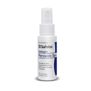 SAFETEC HYDROGEN PEROXIDE SPRAY - Hydrogen Peroxide, 2 oz. Spray Bottle, 24 btl/cs | Quantity - 1x CS