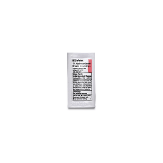 SAFETEC HYDROCORTISONE CREAM - 1% Hydro Cream, 0.9g Pouch, Bulk, 2000/cs | Quantity - 1x CS