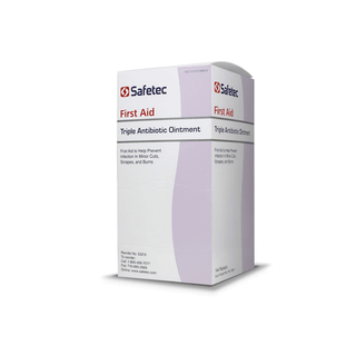 SAFETEC TRIPLE ANTIBIOTIC OINTMENTS - Triple Antibiotic, .9g, 144/bx, 12 bx/cs | Quantity - 1x CS