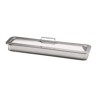 DUKAL TECH-MED INSTRUMENT TRAYS - Flat Instrument Tray, 15 1/8" x 10" x 5/8", Stainless Steel | Quantity - 1x EA