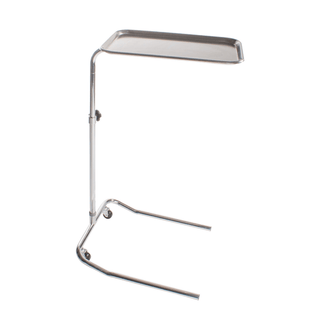 DUKAL TECH-MED MAYO STAND - Mayo Stand, U-Shaped Base, Height Adjusts From 31" - 50", Stainless Steel (32 ea/plt) | Quantity - 1x EA