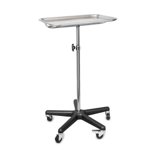 DUKAL TECH-MED MAYO STAND - Mayo Stand, U-Shaped Base, Height Adjusts From 31" - 50", Stainless Steel (32 ea/plt) | Quantity - 1x EA