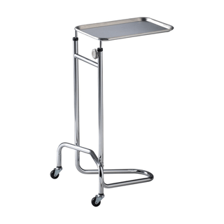 DUKAL TECH-MED MAYO STAND - Mayo Stand, U-Shaped Base, Height Adjusts From 31" - 50", Stainless Steel (32 ea/plt) | Quantity - 1x EA