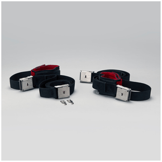 TIDI POSEY LIMB HOLDERS - Posey Ankle Restraint, Twice-as-Tough, Once Size Fits Most, Buckle Lock, 1-Strap, Neoprene, Red (Continental US + HI Only) | Quantity - 1x PR