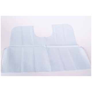 TIDI 3-PLY TISSUE/POLY CONTOUR BIB - Contour Bib, 18" x 22", 3-Ply, Lavender, 400/cs | Quantity - 1x CS