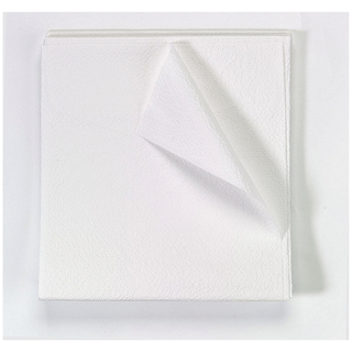 TIDI STRETCHER SHEET  - Stretcher Sheet, 40" x 72", Polyethylene Film Back, White, 50/cs | Quantity - 1x CS