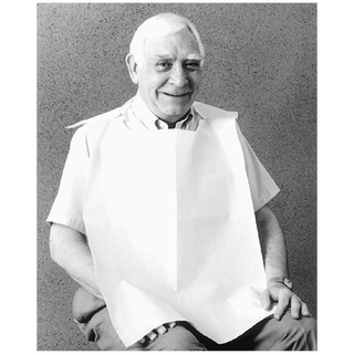 TIDI PATIENT-CARE BIBS - Bib, 18" x 32", Thrifty with Ties, White, 300/cs | Quantity - 1x CS