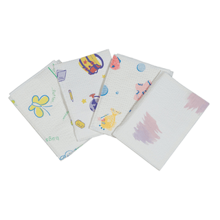 TIDI 2-PLY TISSUE/POLY TOWEL & BIB - Bib, 10" x 13", 2-Ply + Poly, Pediatric Print, Bugs N Things, 250/cs | Quantity - 1x CS