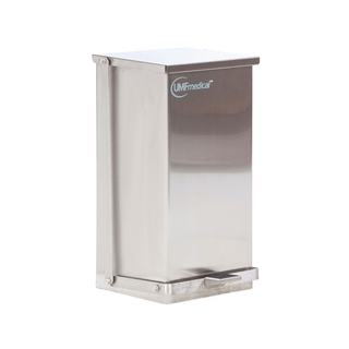 UMF MEDICAL WASTE CAN RECEPTACLE - Waste Receptacle, Step-On, Stainless Steel, 32 Quart (8 Gallon / 30 Liter) (DROP SHIP ONLY) | Quantity - 1x EA