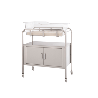 UMF MEDICAL BASSINET - Bassinet with Basket (8545) and Mattress (8546), Stainless Steel, Two (2) Door, 32 W x 35.25 H x 17 D (DROP SHIP ONLY) | Quantity - 1x EA