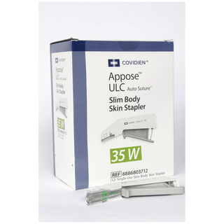 MEDTRONIC APPOSE ULC SKIN STAPLER - Skin Stapler, 35 Wide Staples, 12/bx | Quantity - 1x BX