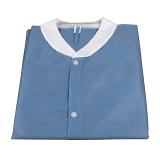 DYNAREX LAB COATS - Lab Coat, Medium, Dark Blue, No Pockets, 10/bg, 3 bg/cs | Quantity - 1x CS