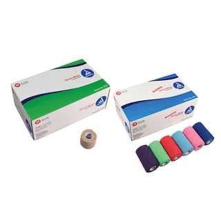 DYNAREX SENSI WRAP, SELF ADHERENT BANDAGE ROLLS - Bandage Roll, Rainbow Pack, 3" x 5 yds, Rainbow, 4/color, Contains Latex, 24/cs | Quantity - 1x CS