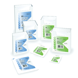 DYNAREX SURGICAL SPONGES - Surgical Sponge, 8" x 4", 12-Ply, 2/env, 25 env/tray, 20 trays/cs | Quantity - 1x CS