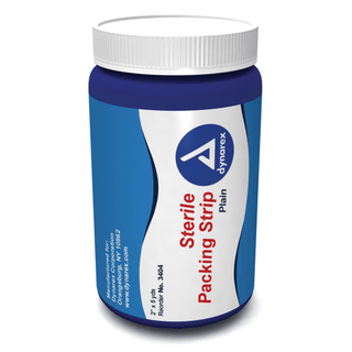 DYNAREX PACKING STRIPS - Plain Packing Strips, " x 5 yds, 1 strip/btl, 12 btl/cs | Quantity - 1x CS