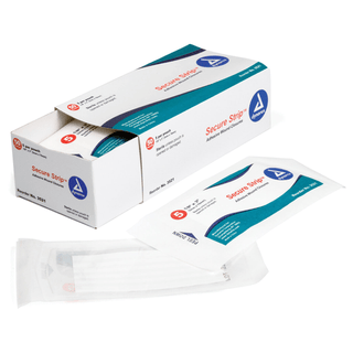 DYNAREX SECURE STRIP WOUND CLOSURE STRIPS - Wound Closure Strips, " x 4", 5/card, 2 cards/pch, 50 pch/bx, 4 bx/cs | Quantity - 1x CS