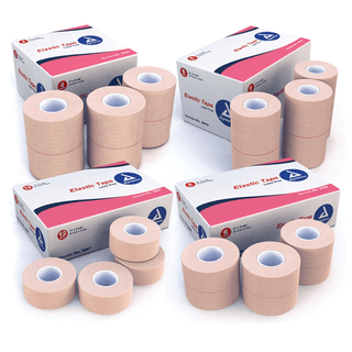 DYNAREX ELASTIC TAPE - Elastic Tape, 3" x 5 yds, 4/bx, 12 bx/cs | Quantity - 1x CS