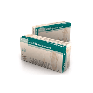 DYNAREX TILLOTSON SENSI GRIP TEXTURED POWDER-FREE LATEX EXAM GLOVES - Exam Gloves, X-Small 5 - 5, 100/bx, 10 bx/cs | Quantity - 1x CS