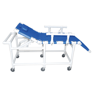 MJM SHOWER GURNEYS & STRETCHERS "900" SERIES - Sling Gurney, No Elevating Headrest, (6) 5" x 1" Heavy Duty Threaded Stem Casters | Quantity - 1x EA