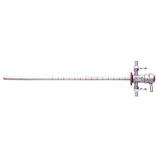 BR SURGICAL CYSTOSCOPE-URETHROSCOPE SHEATH - Cystoscope-Urethroscope Sheath with 2 Fixed Stopcocks (Luer-Lock) & Obturator,  23FR | Quantity - 1x EA