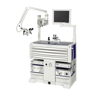 BR SURGICAL ENT WORKSTATIONS - ENT Treatment Workstation, 6 Drawers, Built-in Suction Pump 7 Waste Bin, 38" x 38" x 21" | Quantity - 1x EA