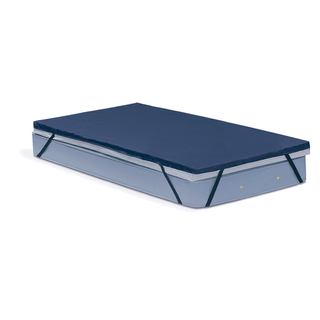 BLUE CHIP GEL-PRO OVERLAYS & MATTRESS REPLACEMENTS - Overlay Mattress, 4", Fits Invacare 42" Bariatric Bed, 400 lb Capacity | Quantity - 1x EA