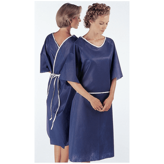 ENCOMPASS PATIENT GOWN - Gown, Pediatric, Limited Use, Short Sleeve, Velcro Neck Closure, Small 9-12 Months, White, 25/bg, 4 bg/cs | Quantity - 1x CS