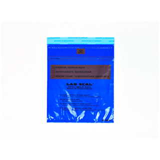 LK PACKAGING LAB SEAL TAMPER-EVIDENT SPECIMEN BAGS - 3-Wall Specimen Bag, Seal n Rip, Removable Biohazard Symbol, Purple Tint, 1.8 mil, 6" x 10", 100 bg/pk, 10 pk/cs | Quantity - 1x CS