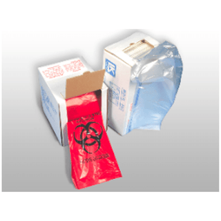 LK PACKAGING INFECTIOUS WASTE LINERS - Infectious Waste Liner, Biohazard, Low Density, Red, 1.5 mil, 31" x 43", 70/cs | Quantity - 1x CS