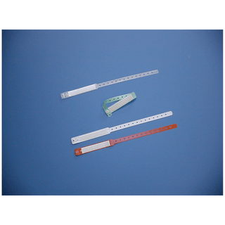 PRECISION DYNAMICS SECURLINE VERI-COLOR INSERT CARD BANDS - Adult Insert Card Band with End Tab, 3" x ", Specify Color: (10) Clear, (11) White, (15) Green or (16) Red, 250/bx | Quantity - 1x BX