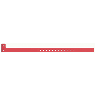 PRECISION DYNAMICS SECURLINK BLOOD RECIPIENT SYSTEM - Band Only, Red, 4" x 5/16", 250/bx | Quantity - 1x BX